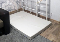 gymnastic mat 100 150 10 grey foto