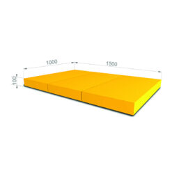 gymnastic mat 100 150 10 yellow