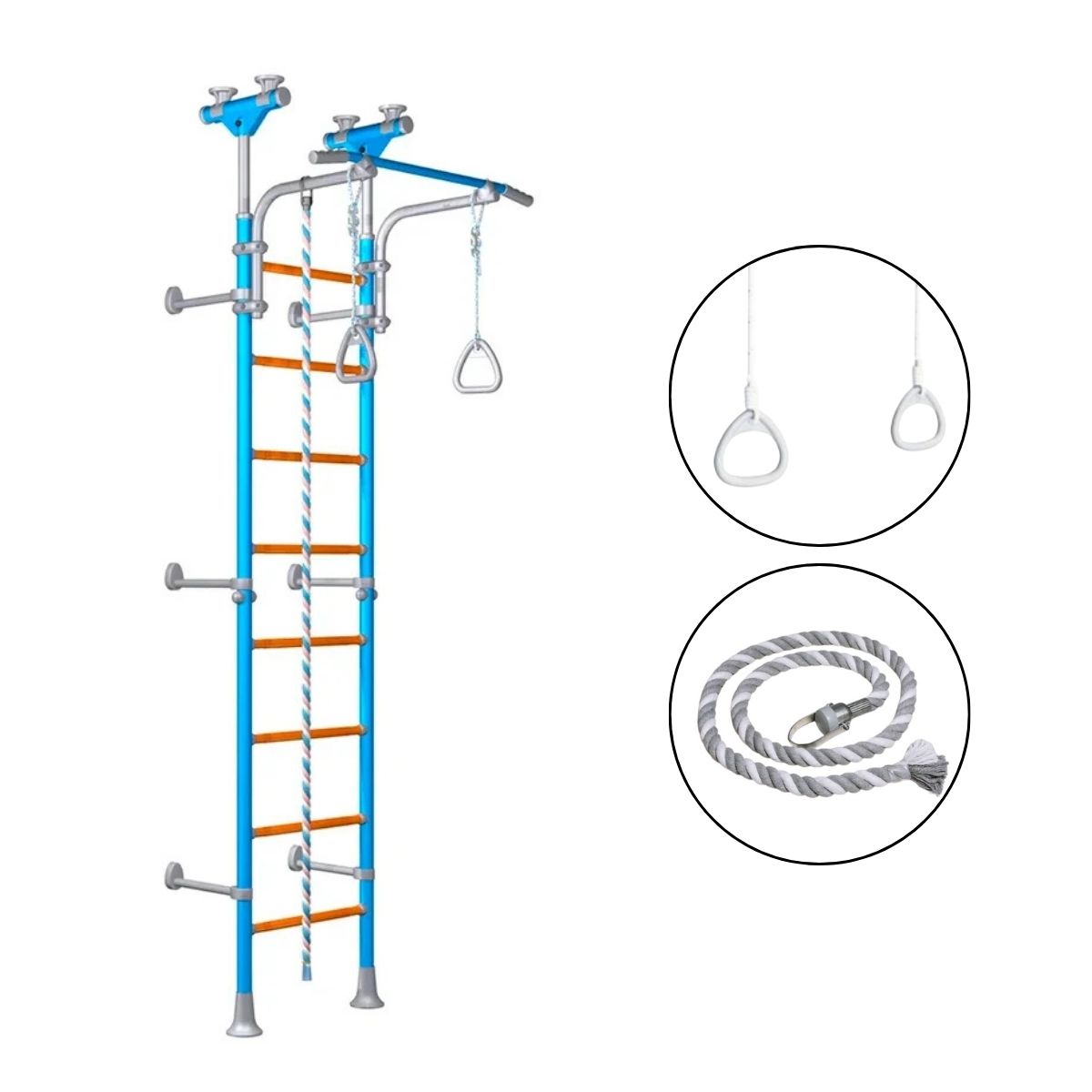 Sprossenwand für Kinderzimmer Wallbarz Family111