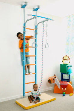 wall bars family double mounting kids
