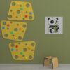 climbing wall cheesy yellow home