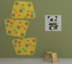 climbing wall cheesy yellow home