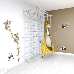 disk swing seat with supports indoor