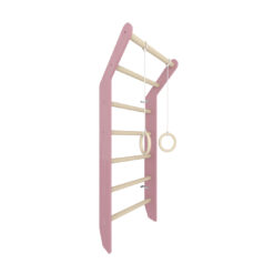 wall bars toddler pink