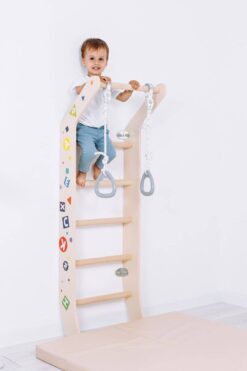 Sprossenwand für Kinderzimmer Mini Color98