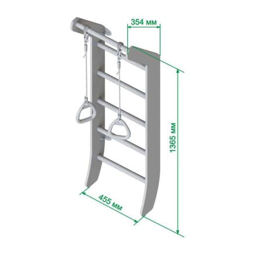 kinder sprossenwand mini color