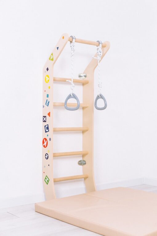 sprossenwand mini color kinderzimmer