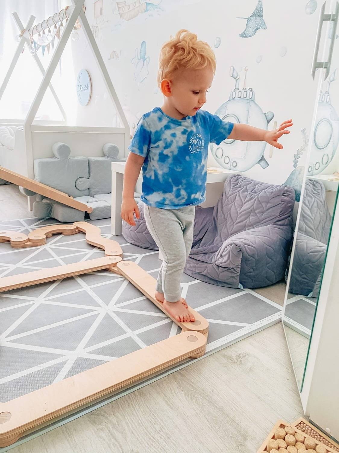 Balancierpfad aus Holz – Bild 16