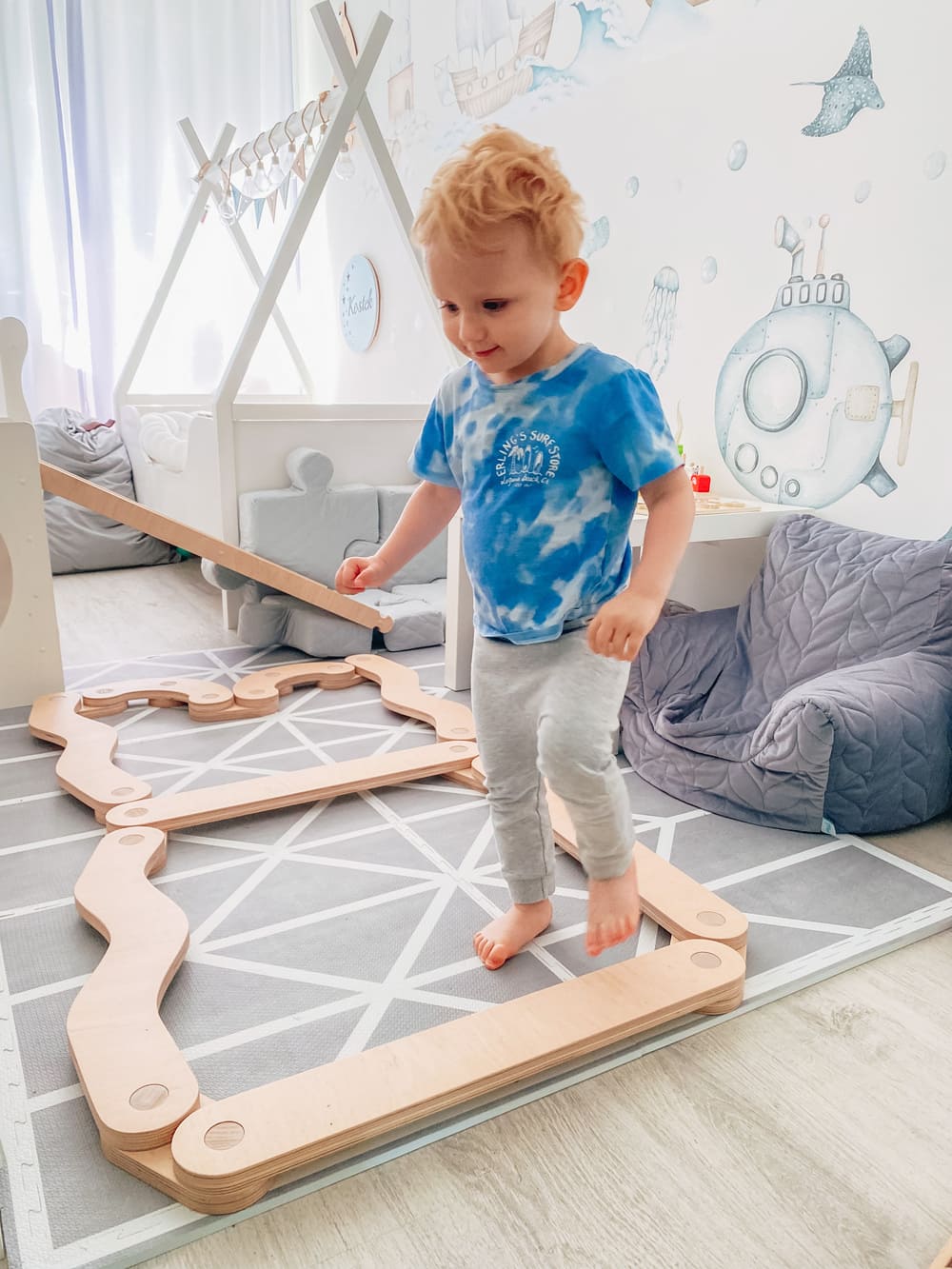 Balancierpfad aus Holz – Bild 18