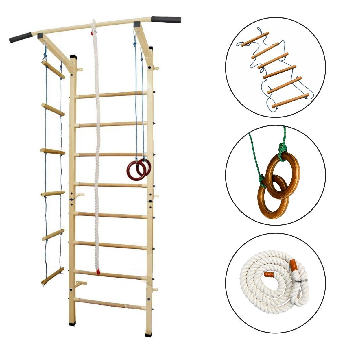 Sprossenwand für Kinderzimmer Sport Kind09