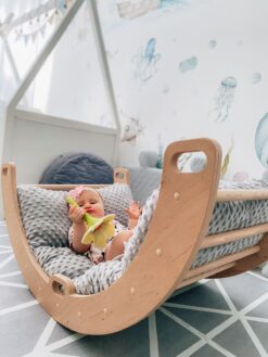 kinderzimmer Kletterbogen Sweet mit grau Matratze