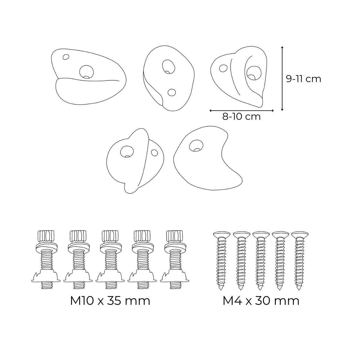 Kletterwand fürs Kinderzimmer Sechseck – Bild 16
