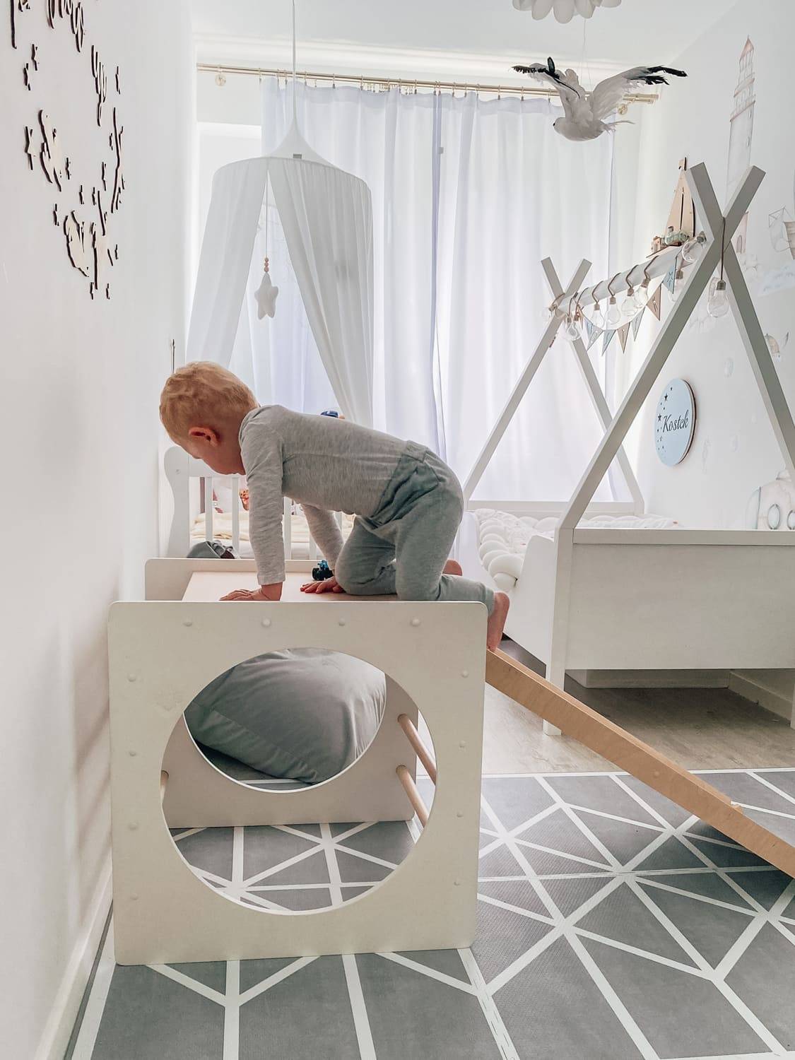 Klettergerüst mit Rutsche Box Plus – Bild 13