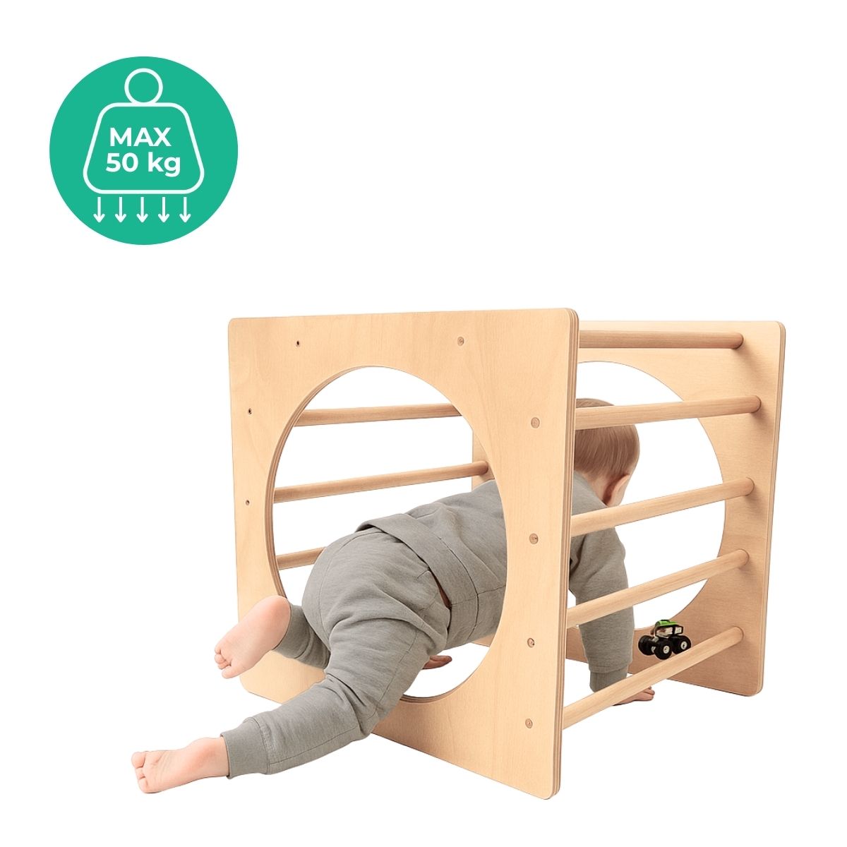 Klettergerüst mit Rutsche Box Plus – Bild 5