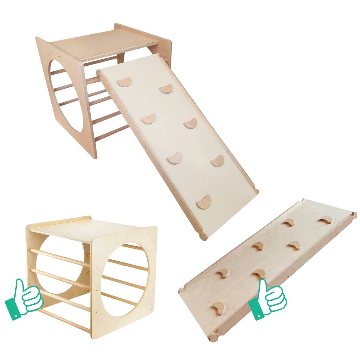 Klettergerüst mit Rutsche Box Plus – Bild 3