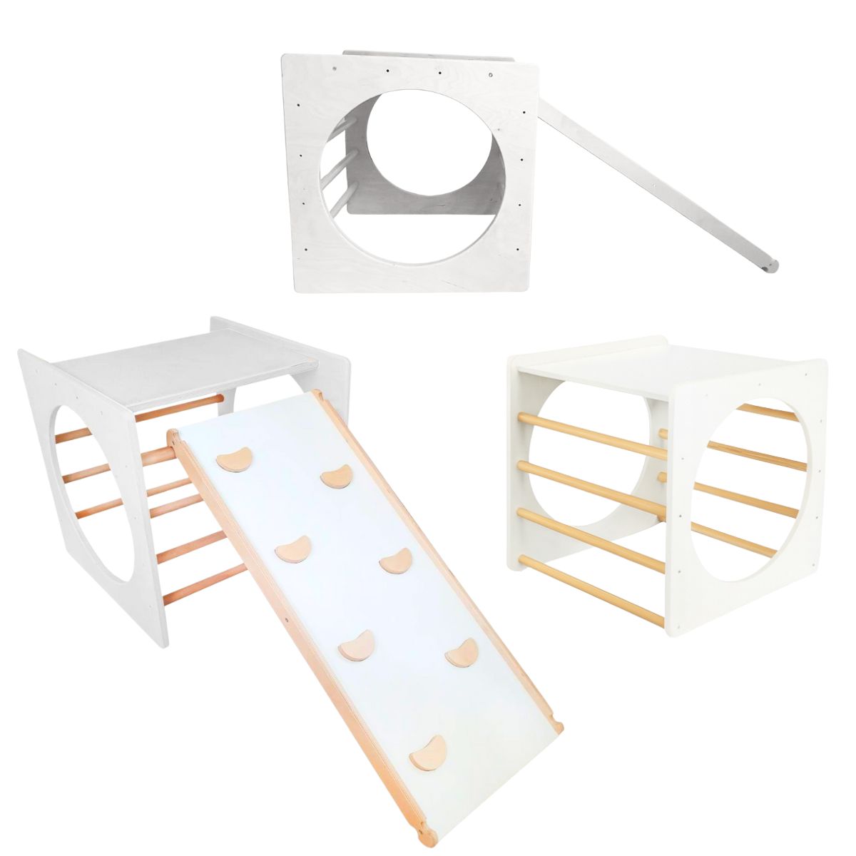 Klettergerüst mit Rutsche Box Plus – Bild 4