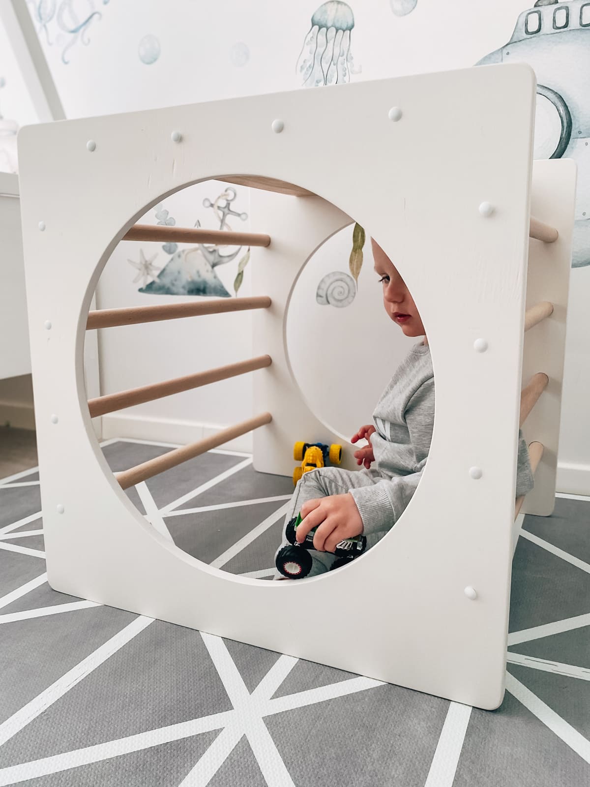 Klettergerüst mit Rutsche Box Plus – Bild 8