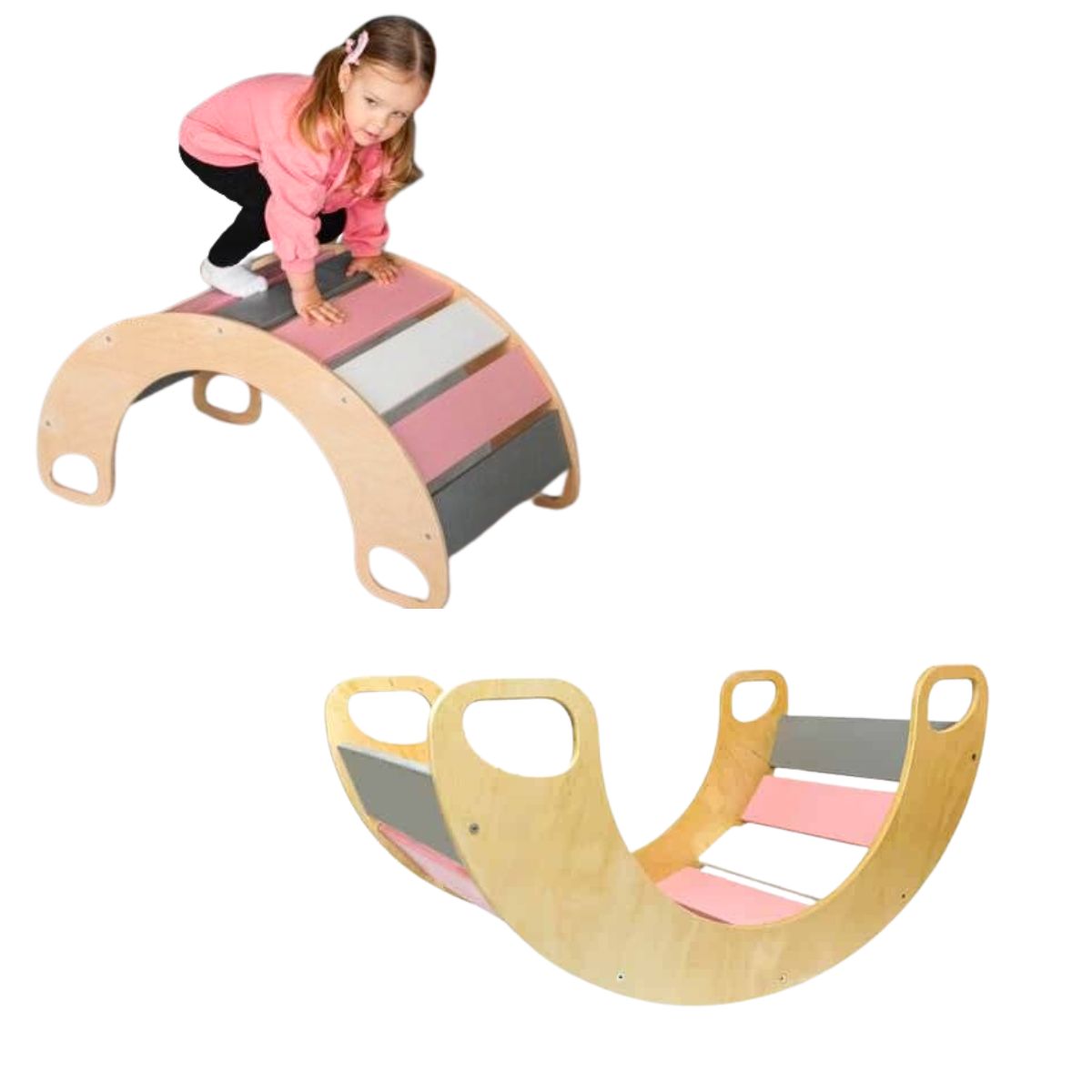 Kletterbogen aus Holz Smile – Bild 13