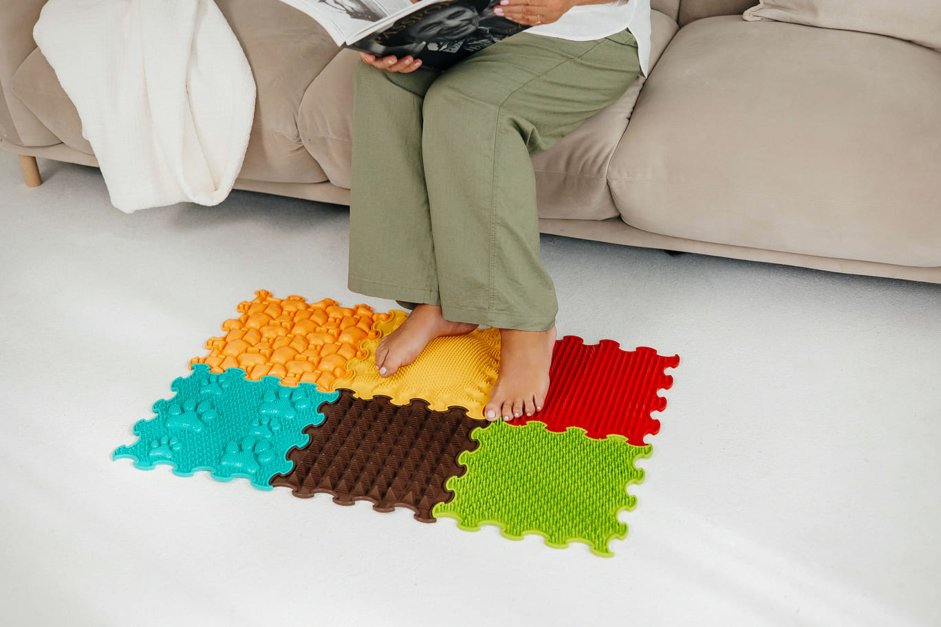 Massage Sensorikmatte Sonniger Garten (5)