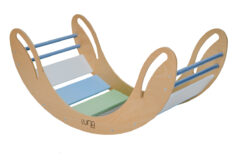 blau grun Kletterbogen 1
