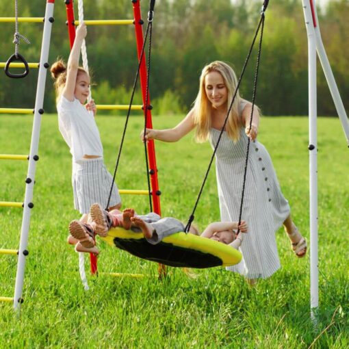 bocianie gniazda 80cm dziecko zolte