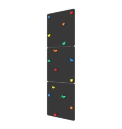 climbing wall black colorful