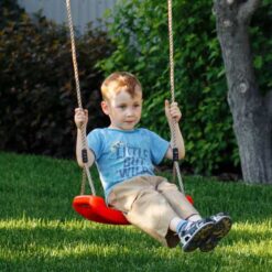 stelaz do hustawki do ogrodu srebrny dla dziecka