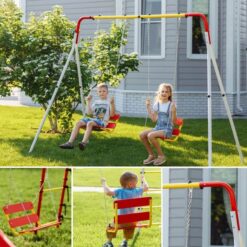 stelaz do hustawki srebrny lancuchowa dzieci