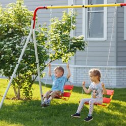 stelaz do hustawki srebrny lancuchowe dzieci