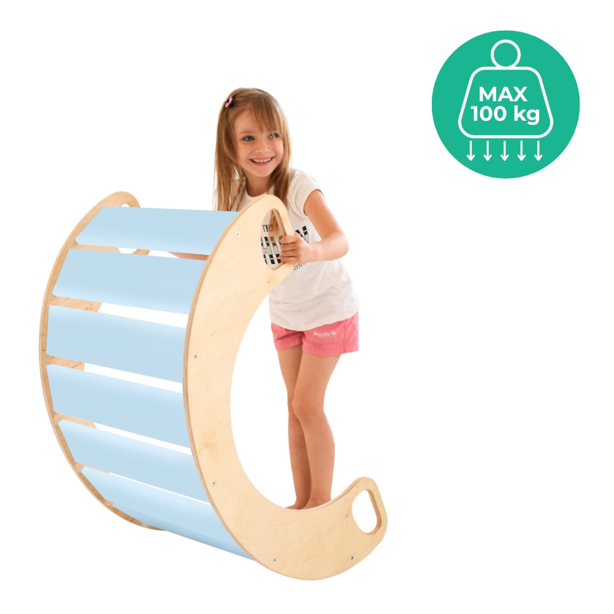 Kinderwippe aus Holz Sunny – Bild 11