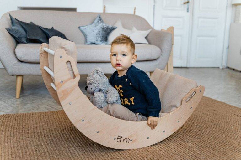 Kletterbogen aus Holz Mond – Bild 9