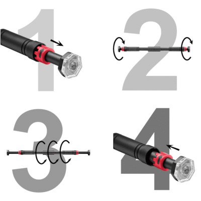 Klimmzugstange für den Türrahmen Fizjo Pro 66 – 100 cm111