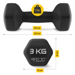 hantelki klasyczne 3kg 2 szt 5