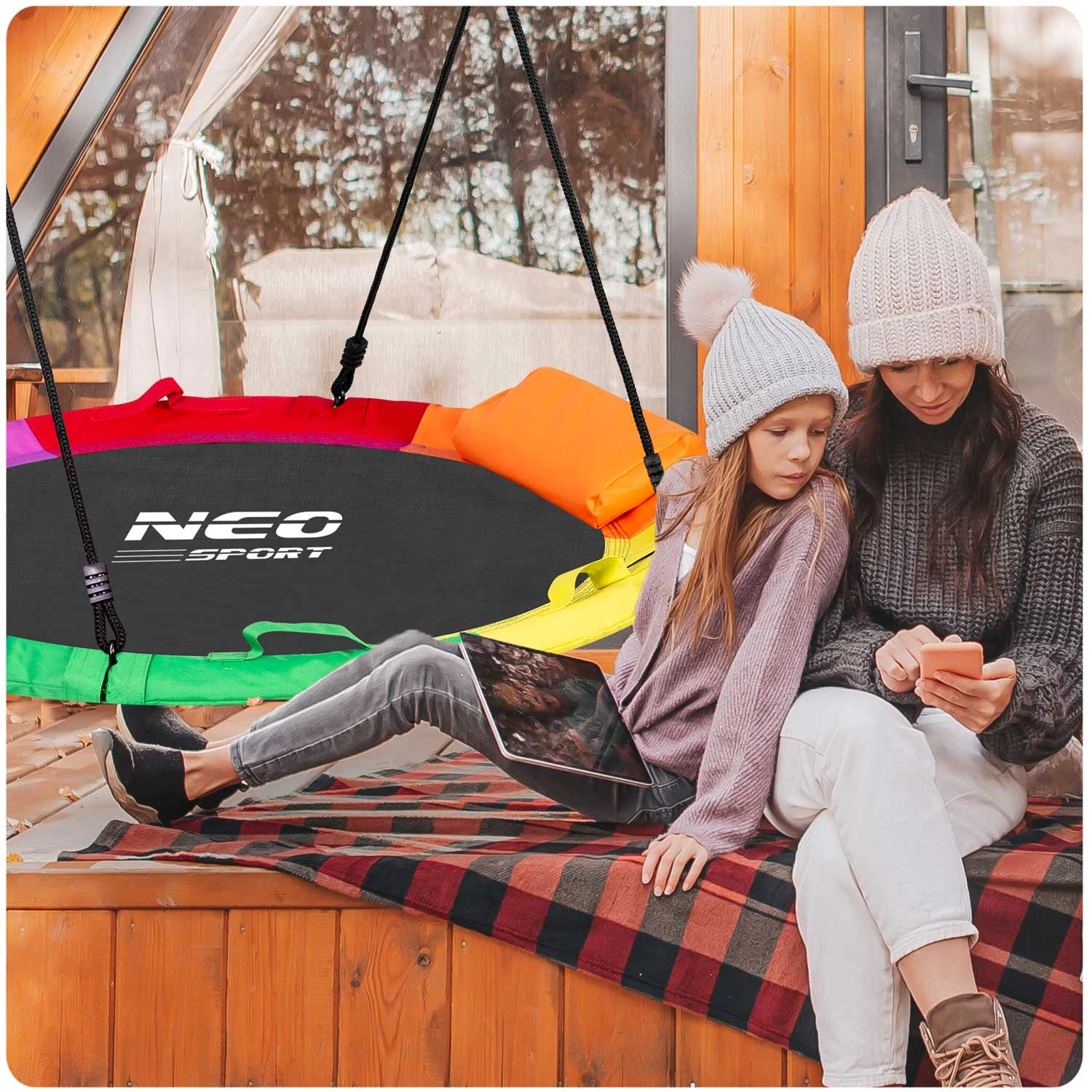 Nestschaukel 120cm Swingo XXL – Bild 6