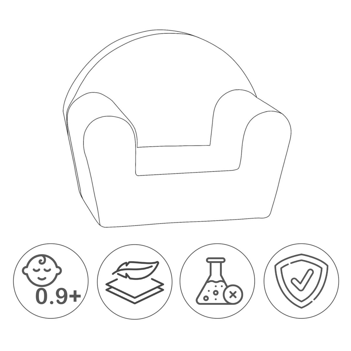 Kindersessel Prinzessin – Bild 5