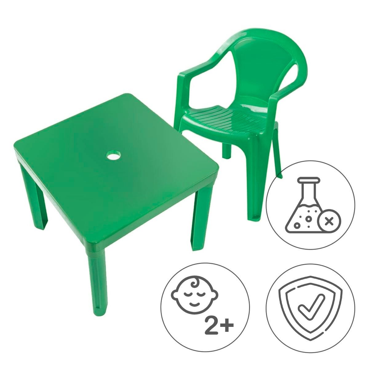 Kindertisch mit Stuhl Afrika44