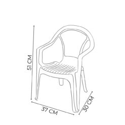 Kindertisch mit Stuhl Afrika50