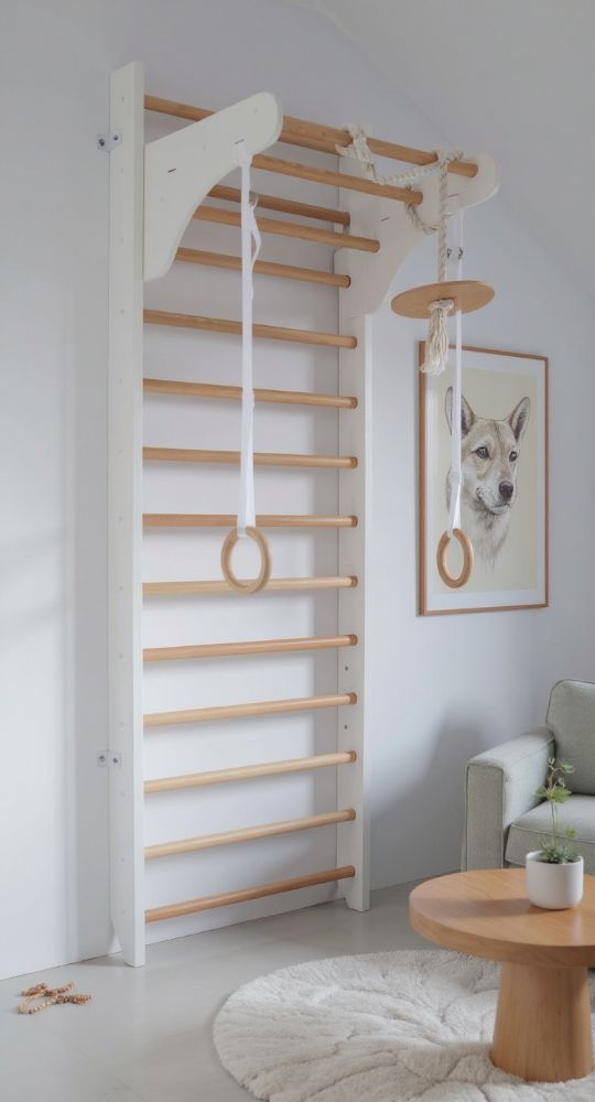 Sprossenwand für Kinderzimmer Kinder Wood – Bild 3