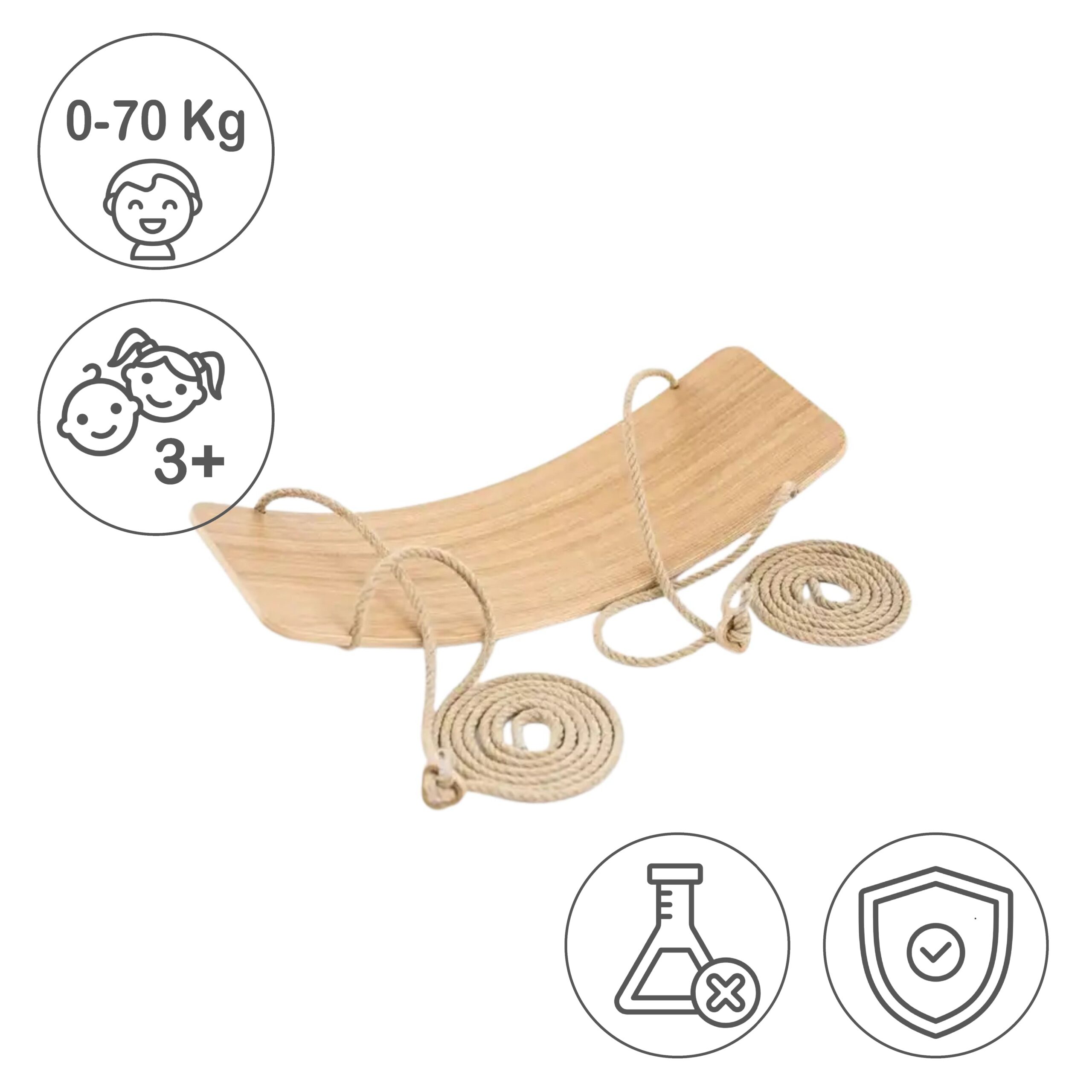 Balancebrett – Schaukel 2-in-1 Lama – Bild 6
