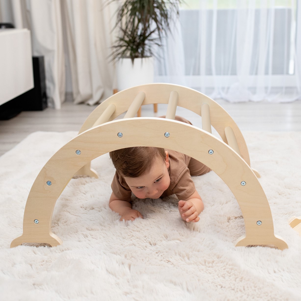 Kletterbogen aus Holz Lama – Bild 2