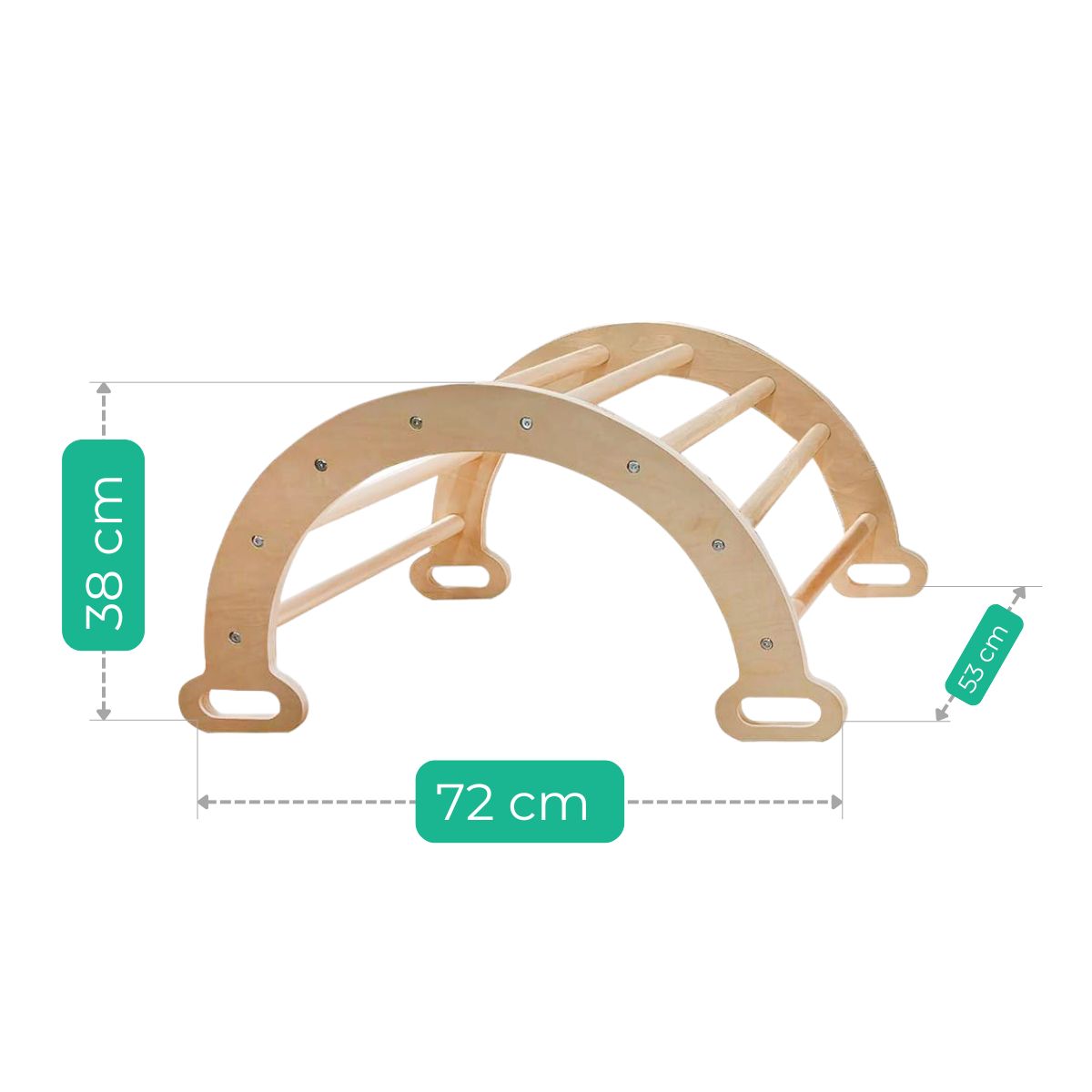 Kletterbogen aus Holz Lama – Bild 4
