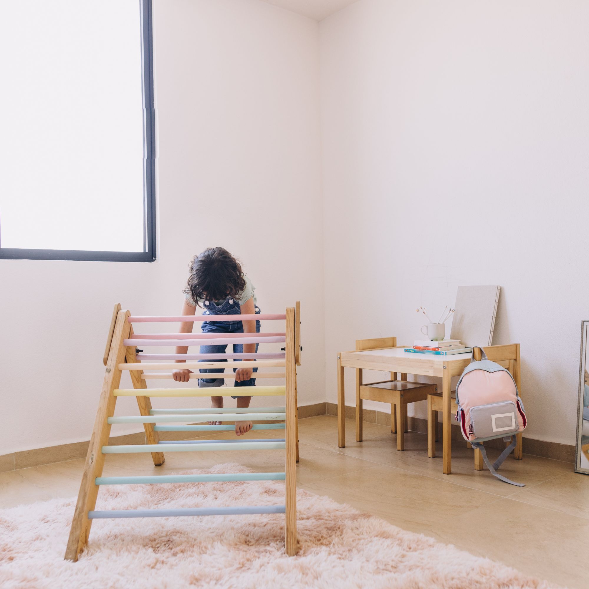 Kletterdreieck mit Rutsche Lama – Bild 9