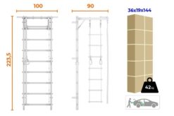 Sprossenwand Trick Plus 5
