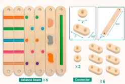 balance beam sensory path Rainbow 4