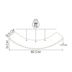 balance board Lama Smile2