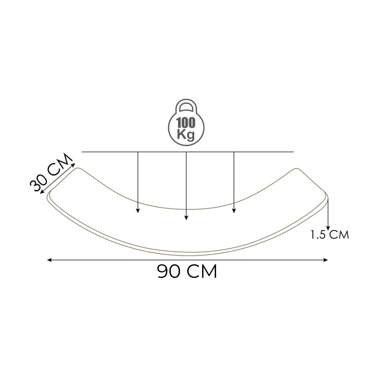 Balance Board Lama Max – Bild 3