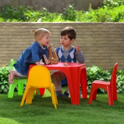 children’s table + chairs for the garden 7