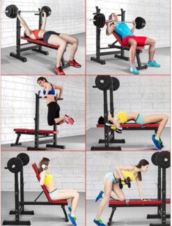 incline training bench with barb