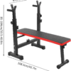 training bench with barbell stands X sport 3