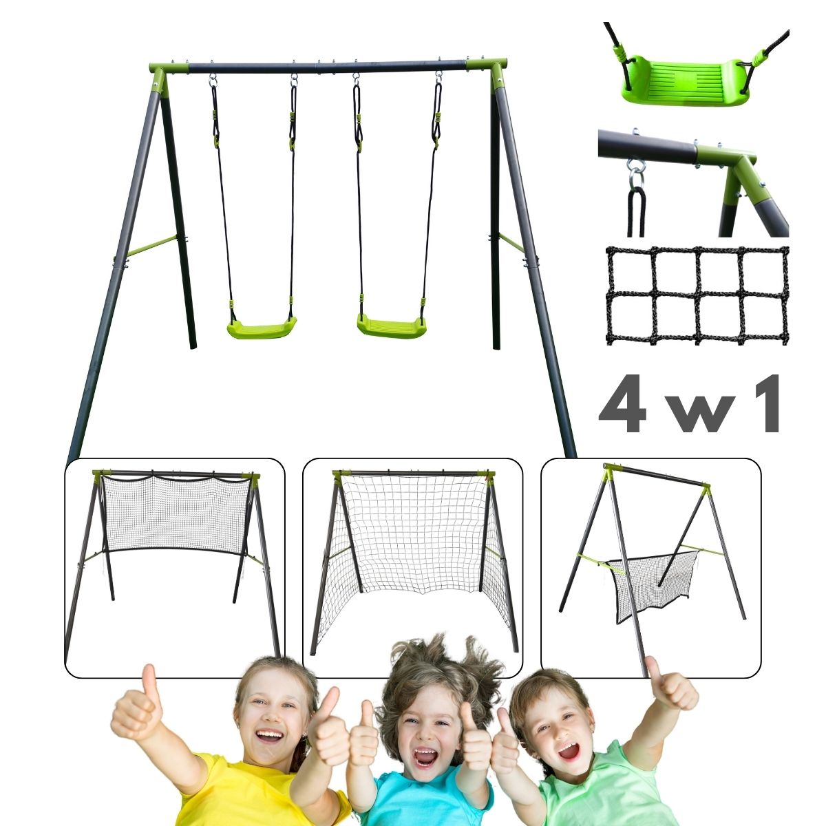 Klettergerüst für den Garten Topline Multisport 5w1 – Bild 26